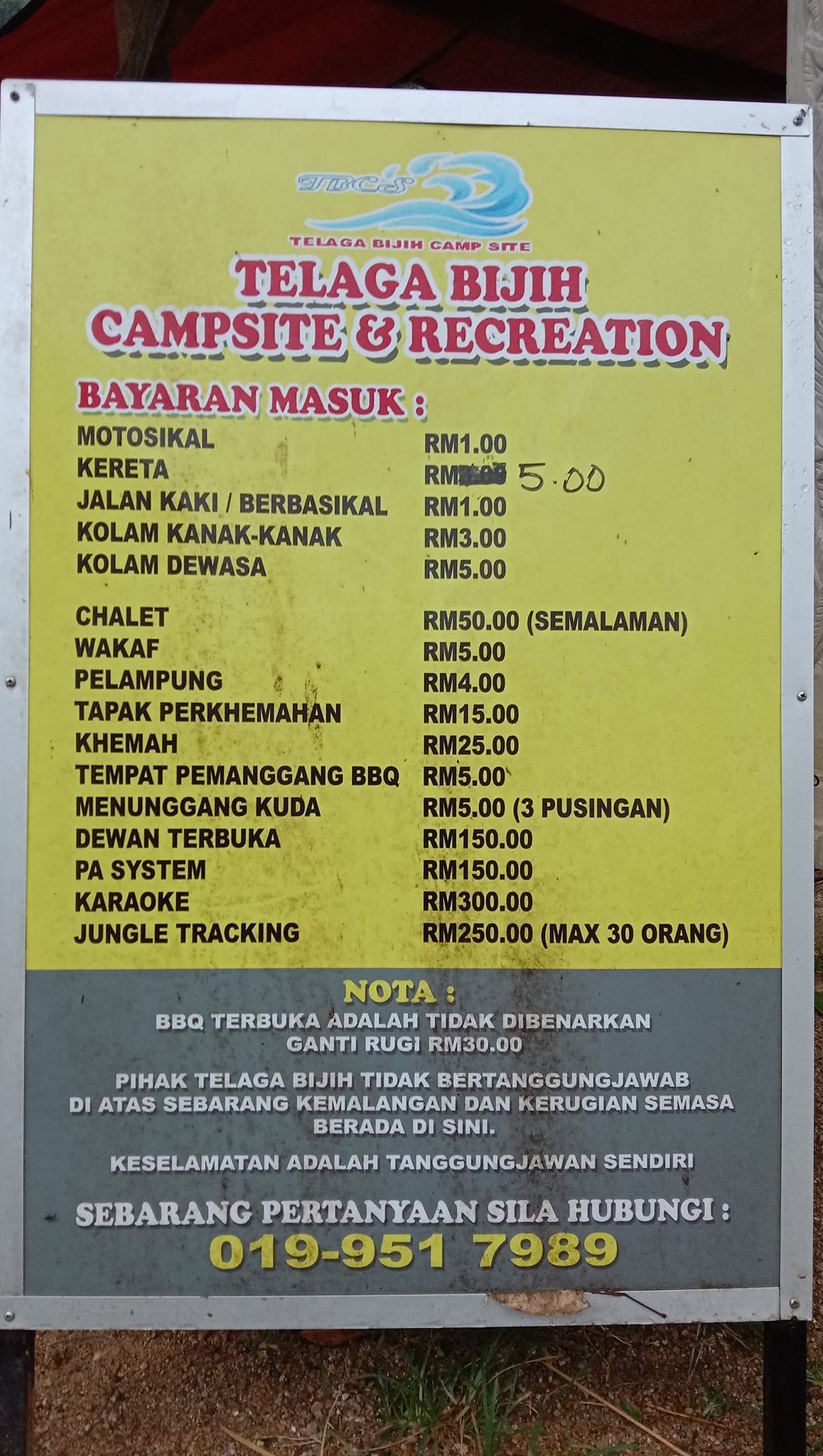 Telaga Bijih Camp Site & Recreation